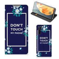 OPPO Reno3 | A91 Design Case Flowers Blue DTMP - thumbnail