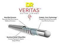DR Strings VTE-10/52 Veritas Medium to Heavy 10-52 elektrische gitaarsnaren - thumbnail