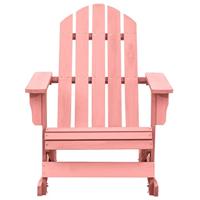 Schommelstoel Adirondack massief vurenhout roze - thumbnail