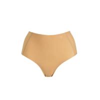 Dames Zero Feel Maxi slip - Naadloze dames taille slip - Hoge onderbroek met katoenen kruisje - XL - Huidskleur | Dames slip - Onderbroek - - XL - - thumbnail