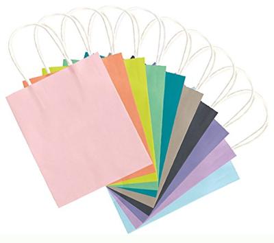 Tas handvat folia kraftpapier 110gr 18x21x8cm 7kl