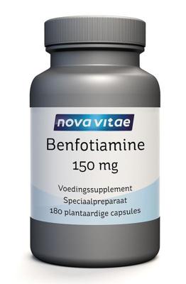 Nova Vitae Benfotiamine (vitamine B1) 150mg 180 Vegetarische capsules