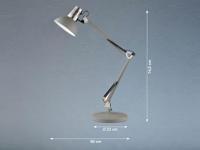Fischer & Honsel Stoere bureaulampPit grijs - 98271 - thumbnail