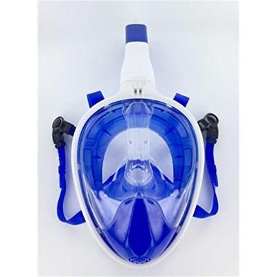 Snorkelmasker blauw-wit