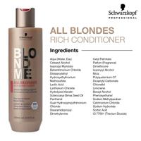 Schwarzkopf - Blond Me All Blondes Rich Conditioner 1000 ml - thumbnail