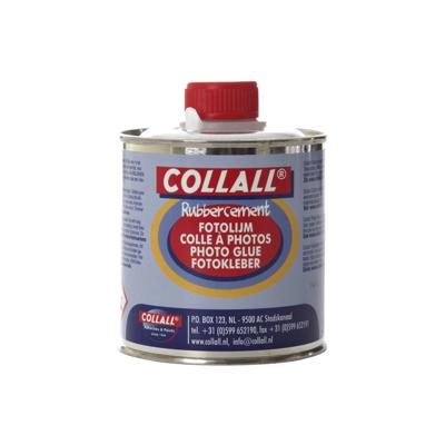Rubbercement collall 250ml + kwast Rubbercement collall 250ml + kwast
