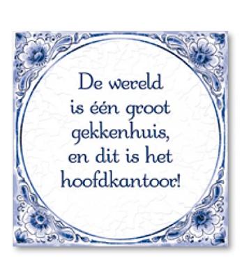 Paperdreams tegel - gekkenhuis