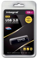 Integral USB stick 3.0, 128 GB, zwart - thumbnail