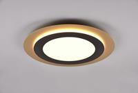 Trio Ronde design plafondlampMorgan zwart met goud - 641519280 - thumbnail