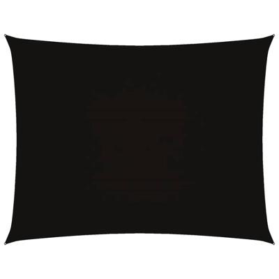 Zonnescherm rechthoekig 3,5x5 m oxford stof zwart