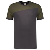 Tricorp 102006 T-shirt bicolor Naden - koningsblauw/marine blauw - maat L - thumbnail