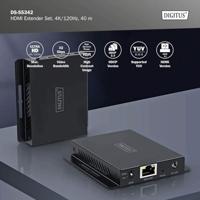 Digitus DS-55342 HDMI-extender HDMI, Infrarood Via netwerkkabel RJ45 30 m - thumbnail