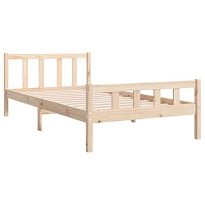 Bedframe massief hout 100x200 cm