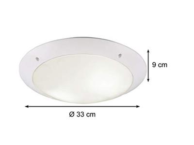 Trio PlafonnièreCamaro 33cm mat wit - R60502031