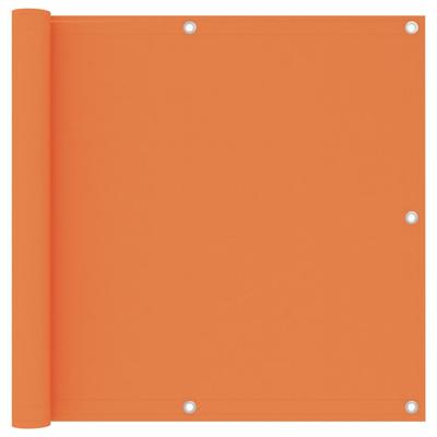 VidaXL Balkonscherm 90x500 cm oxford stof oranje