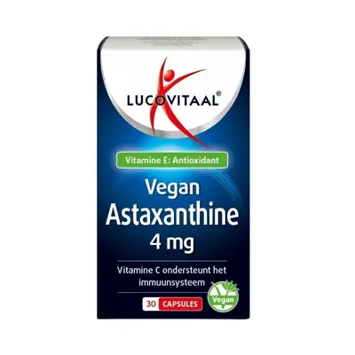 Lucovitaal Vegan Astaxanthine 4mg Capsules