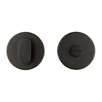 Hdd Pro WC Garnituur Rond Shape Zwart Structuur Uv Zonder Rood/wit - thumbnail