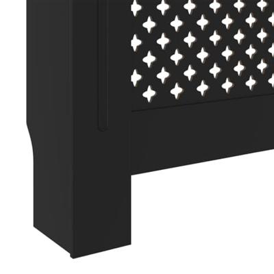 VidaXL Radiatorombouw 205 cm mdf zwart