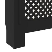 Radiatorombouw 205 cm MDF zwart - thumbnail