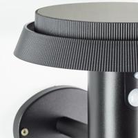 Brilliant Alvero G40430/06 Wandlamp op zonne-energie met bewegingsmelder LED 4 W Zwart - thumbnail
