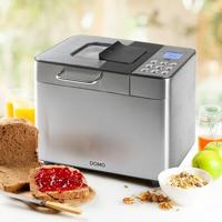 DOMO B3971 Broodbakmachine 1 kg Zwart, Zilver (mat) - thumbnail