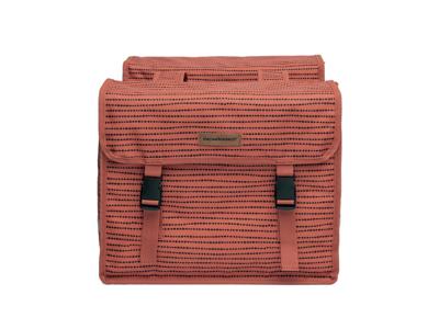 Dubele Fietstas/ Fietstas Fiori Double Nomi Red