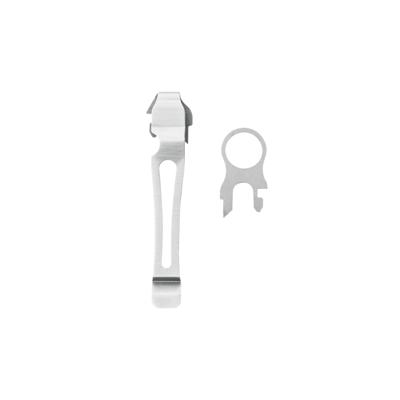 Leatherman Pocketclip + Koordoog Mes En Multitools Accessoire Grijs