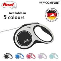 FLEXI - Nieuw Comfort S 5M snoer zwart max. 12 kg - (600.7907) - thumbnail
