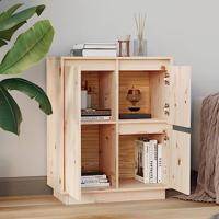 Dressoir 60x34x75 cm massief grenenhout - thumbnail