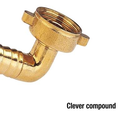 GARDENA 07286-20 Messing Slang-hoekschroefstuk 24,2 mm (3/4) binnendraad, 13 mm (1/2) Ø