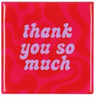 Tegeltje Thank You 10x10x1CM - thumbnail