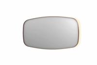 INK SP30 spiegel - 160x4x80cm contour in stalen kader incl indir LED - verwarming - color changing - dimbaar en schakelaar - geborsteld koper 8409784 - thumbnail