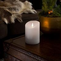 Konstsmide 1840-100 LED-kaars met echte was Wit Warmwit (Ø x h) 100 mm x 140 mm - thumbnail
