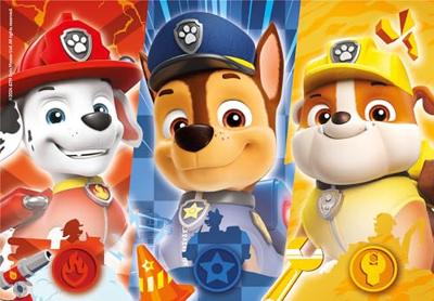 Clementoni legpuzzel super color paw patrol close up, 104st.