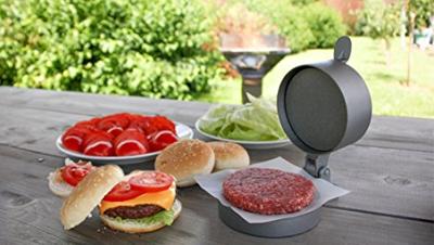 Berger & Schröter 31424 Burgerpresser Hamburgerpers Aluminium - thumbnail