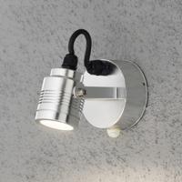 Konstsmide Monza Medium 7941-310 LED-buitenlamp met bewegingsmelder (wand) Energielabel: G (A - G) LED LED vast ingebouwd 3 W Aluminium - thumbnail