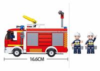 Sluban Fire Truck bouwstenen set (M38-B0626) - thumbnail