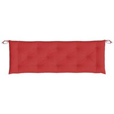 VidaXL Tuinbankkussens 2 st 150x50x7 cm oxford stof rood
