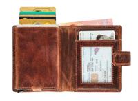 Kaarthouder Maverick The Original super compact RFID leer bruin - thumbnail