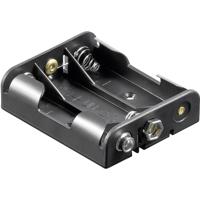 Velleman BH331B Batterijhouder Aantal cellen: 3 AA (penlite) (l x b x h) 56 x 48 x 16 mm - thumbnail