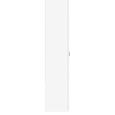 Archiefkast 60x32x153 cm bewerkt hout wit