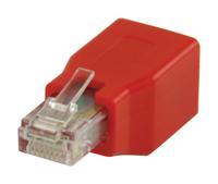 Valueline VLCB89251R Netwerkadapter Rj45 Male - Rj45 Female Rood - thumbnail