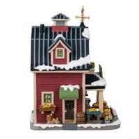 Lemax deb&apos;s farm &apos;n&apos; floral verlicht kersthuisje Harvest Crossing 2024 - thumbnail