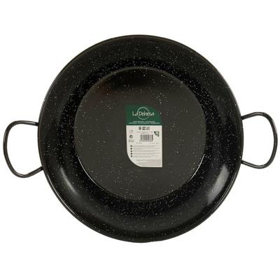 Paella Pan La Dehesa 0640-LD 0640-LD Zwart Geëmailleerd Staal Ø 40 cm (4 Stuks)