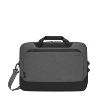 Targus CypressEco notebooktas 39,6 cm (15.6 ) Aktetas Zwart, Grijs - thumbnail