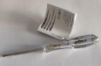 Wiha 255-7 Fasetester 3 mm 60 mm 150 - 250 V/AC Wiha 255-7 Fasetester 3 mm 60 mm 150 - 250 V/AC