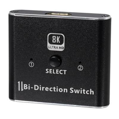 Maxtrack HDMI-switch 1 + 2 poorten 7680 x 4320 Pixel Maxtrack HDMI-switch 1 + 2 poorten 7680 x 4320 Pixel