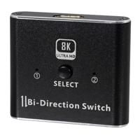 Maxtrack HDMI-switch 1 + 2 poorten 7680 x 4320 Pixel - thumbnail