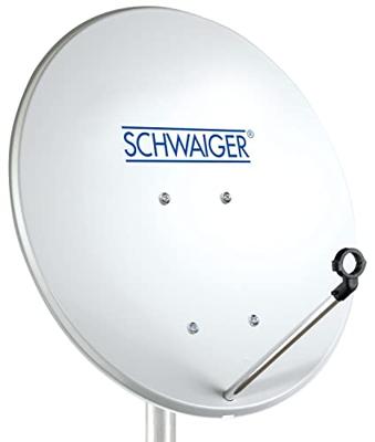 Schwaiger 42 cm satellietschotel lichtgrijs