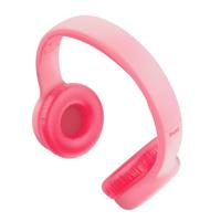 Trust Nouna Hoofdtelefoon met Kabel voor Kinderen 4-10 Jaar met Volumebegrenzing (85dB), On Ear Opvouwbare Headphones met In-line Microfoon en Stickers, Jack 3.5mm, voor Switch, Tablet, Muziek, Roze - thumbnail
